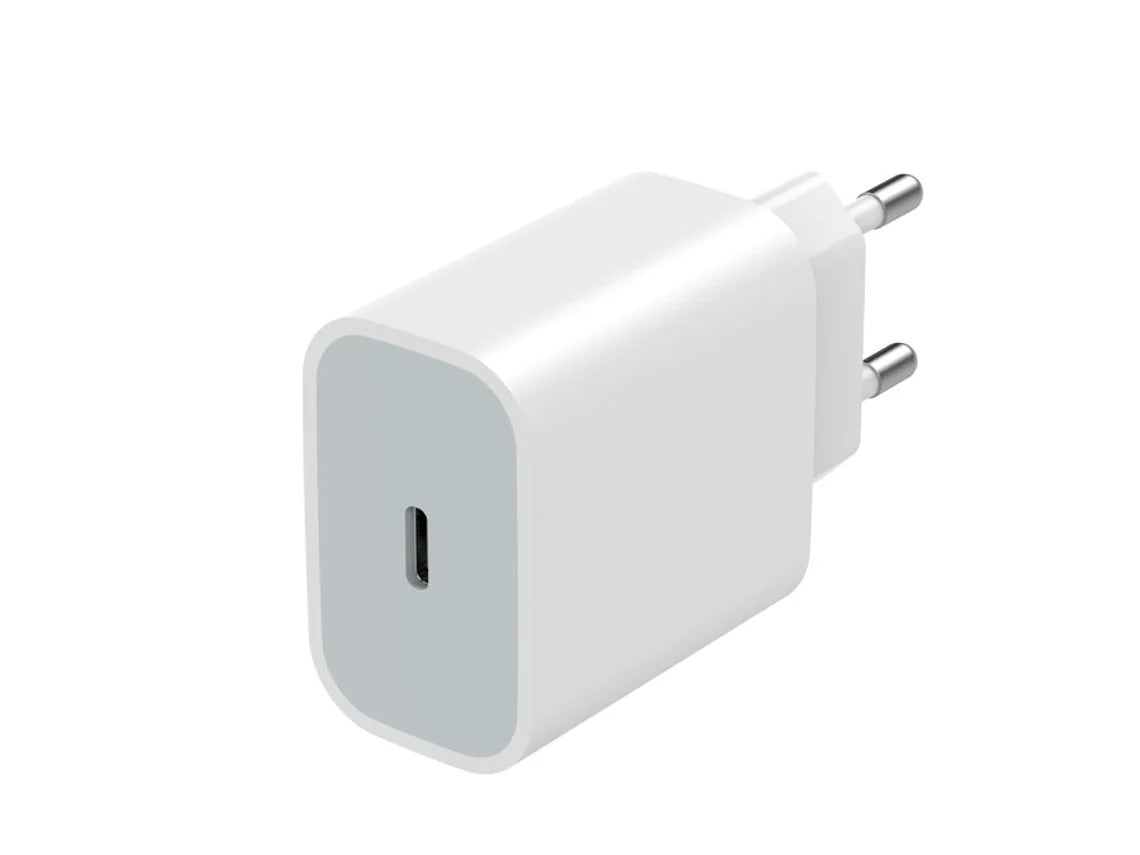 Carregador USB-C 20W + Cabo Alimentação Apple Lightning Power Delivery
